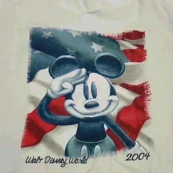 2004 Mickey Mouse Patriotic Shirt - Picture 2 of 3